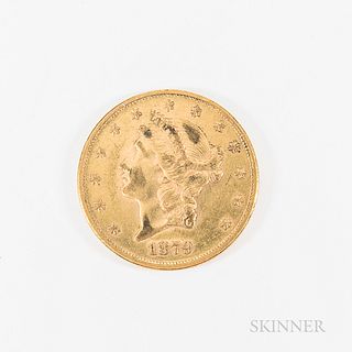 1879-S $20 Liberty Head Gold Double Eagle