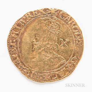 Charles I British Gold Double Crown