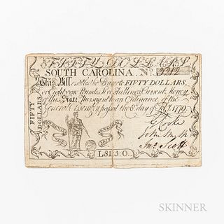 February 8, 1779 South Carolina $50