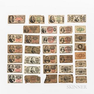 Thirty-eight Pieces of Fractional Currency