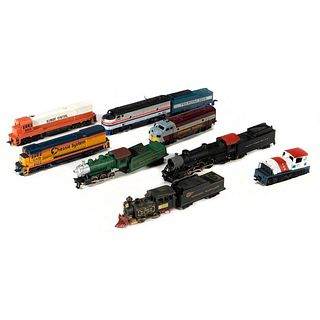HO Scale - (5) Diesel Locomotives, (3) Steam Locomotives, (2) Tenders
