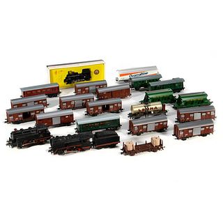 German and Austrian HO Scale train cars