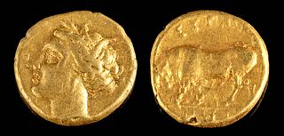 Greek Gold AU Sixth Stater Agathokles - 1.5 g