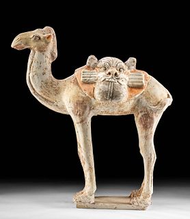 Chinese Tang Dynasty Polychrome Camel TL Tested
