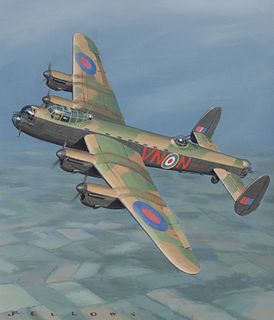 Jack Fellows (B. 1941) "1942 Avro Lancaster"