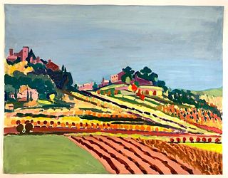 Algesa O'Sickey Oil, 'Hillside, Provence'
