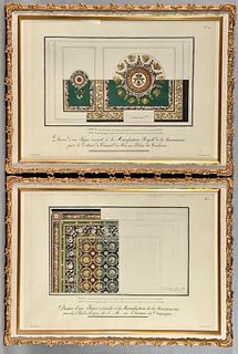Berthaud Freres, Two Designs for Carpets