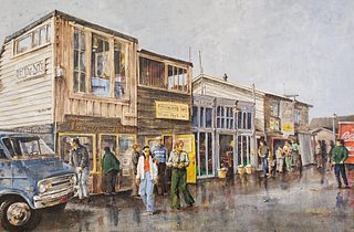 William Louis Rubin Oil, "Monterey, Callifornia"