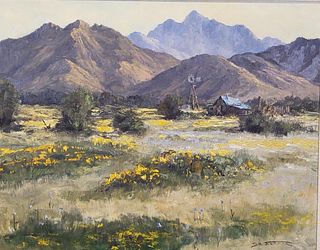 William (Bill) Freeman Oil, Western Landscape