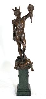 Bronze Figure of Perseus with the Head of Medusa
