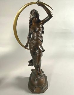 'L'Aurore' Bronze by Auguste Moreau