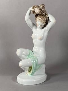 Herend Porcelain Figure of a Nude