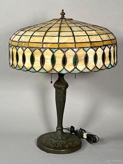 American Leaded Glass Lamp