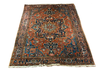 Persian Wool Carpet-Heriz