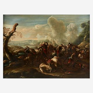 Follower of Jacques Courtois (French, 1621–1676), , Battle Scene