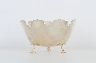 Footed Tiffany Sterling Silver Bowl #24077