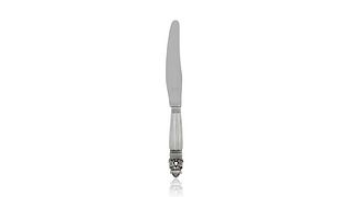 Vintage Georg Jensen Acorn Luncheon Knife Short Handle #023