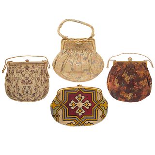Vintage Silk and Beaded Handbags