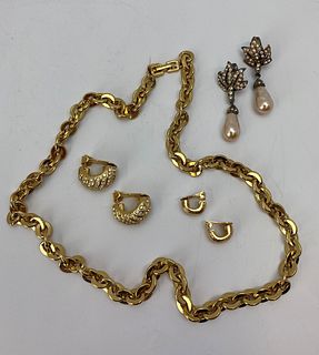 Collection of Vintage Givenchy, Dior, Carolee Jewelry