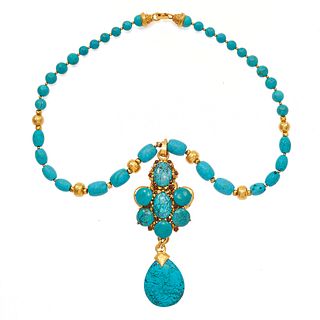 Jose & Maria Barrera Turquoise Necklace