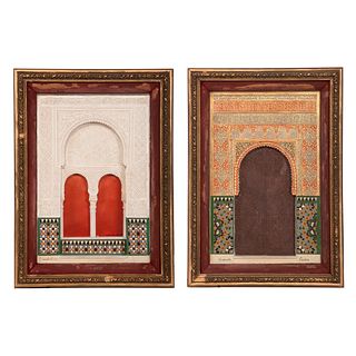 Diego Fernandez Castro, Alhambra plaques (a pair)
