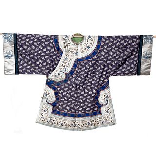 Informal Embroidered Silk Lady's Robe 