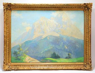 Janos Kisgyorgy Matterhorn Alps Landscape Painting