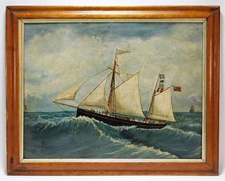 W. Massarella Poole Maritime Ship Painting