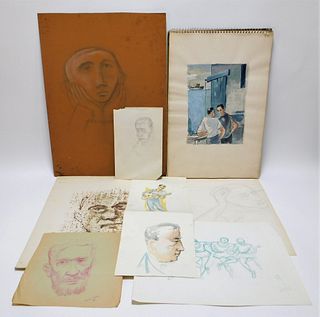 Gordon Steele Sketchbook & Works on Paper Group