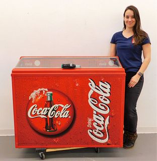 Coca Cola Advertisement Soda Cooler