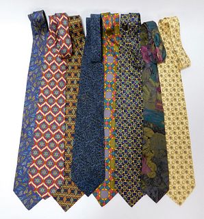 8PC Gucci & Fendi Assorted Silk Neckties