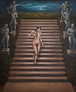Roberto Márquez  'Nude Descending the Stairs'
