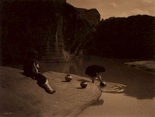 Edward S. Curtis  'At the Old Well at Acoma'