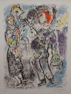 Marc Chagall  'Pair of Peasants (M. 484)'