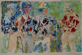 LeRoy Neiman  'Four Jockeys'