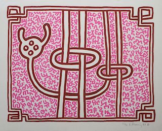 Keith Haring  'Chocolate Buddha III'
