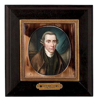 Miniature of Patrick Henry by John Wesley Jarvis 