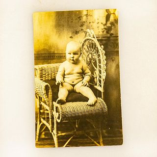 15 Photo Postcards in Black and White, Family Images