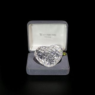 Waterford Crystal Heart Shaped Paperweight