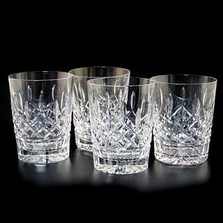 Waterford Crystal Glasses, 4 Lismore Old-Fashioned Tumblers