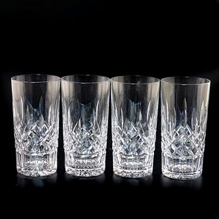 Waterford Crystal Glasses, Set of 4 Hi-Ball Lismore Tumblers