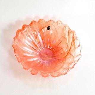 Pink Murano Glass Bowl