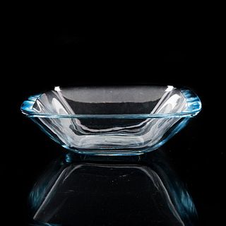 Vintage Stromberg Clear Art Glass Bowl