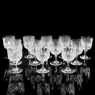 12pc Thomas Webb Normandy Crystal Water Glasses