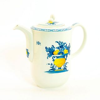 Vista Alegre Ceramic Coffee Pot, Viana Pattern