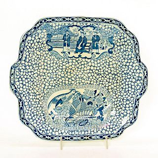 William Adams Staffordshire Ceramic Plate, Chinese Bird