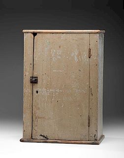 Single-Door Cabinet in Old Paint 