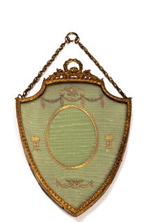 Wall photo frame in gilt bronze, late 19th - early 20th century