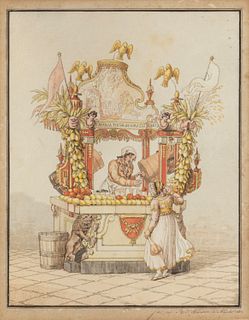 Friedrich Kaiser (Germania, secolo XIX)  - The lemon stand
