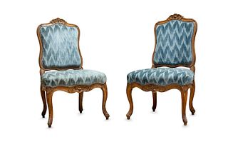 Pair of chairs, Louis XV, France, 18th century